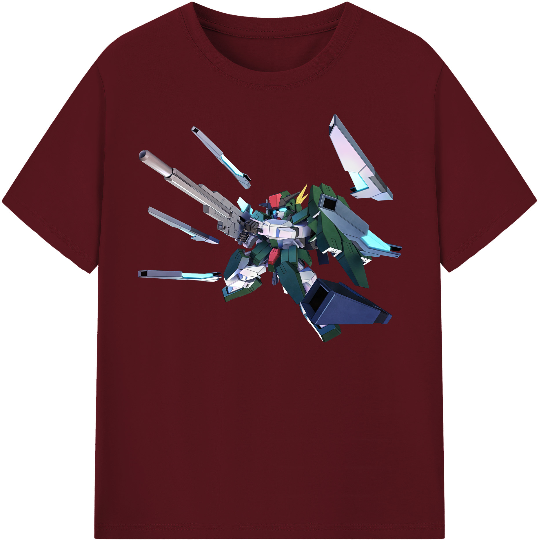 （画像用） 機動戦士ガンダム Mobile Suit Gundam 綿100％半袖Tシャツ（フロントプリント）